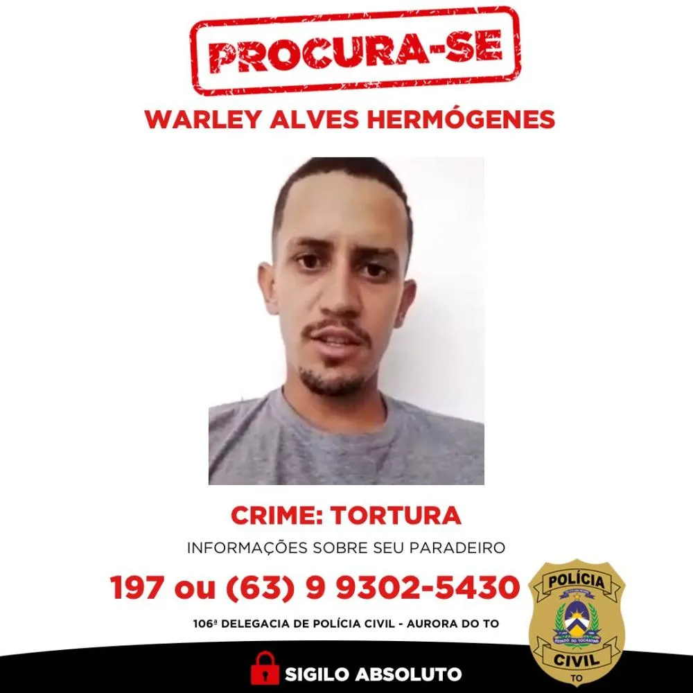 Em Lavandeira, Polícia Civil investiga tortura contra criança e busca suspeito foragido