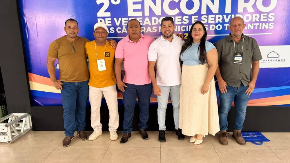 Vereadores de Combinado participam do 2º Encontro de Legisladores Municipais em Palmas